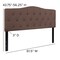 Flash Furniture Cambridge Headboard, Queen, Camel Fabric HG-HB1708-Q-C-GG - alternate 9